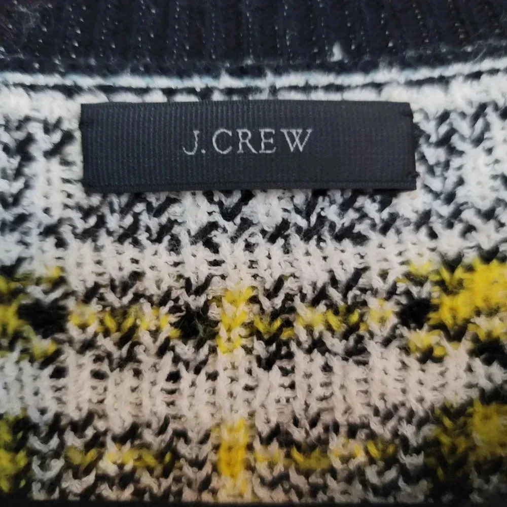 Vintage J. Crew Tribal Abstract Print Crop Sweater **Read Description** - Picture 4 of 4
